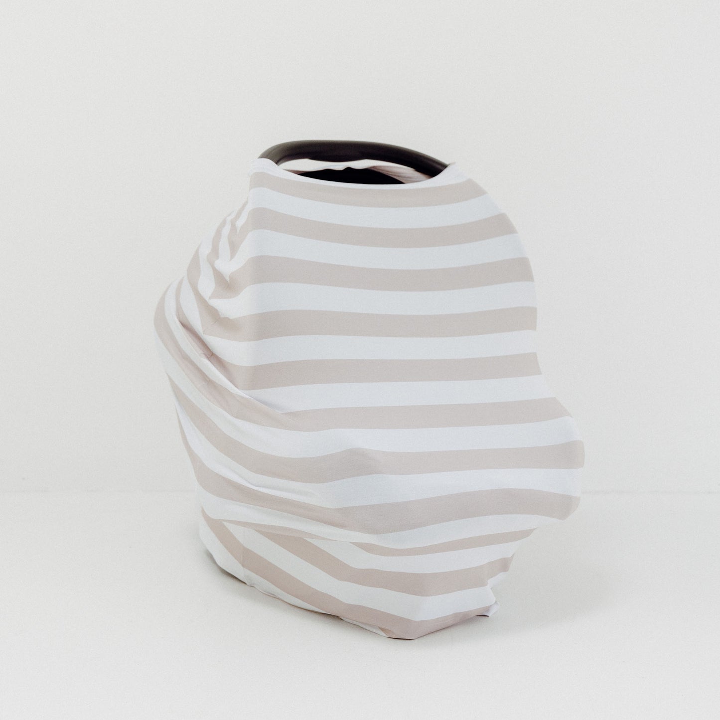Seashell Stripe Beige 6-In-1 Multi-Use Capsule Cover | Includes Free Top Knot Beanie | Pre-Order