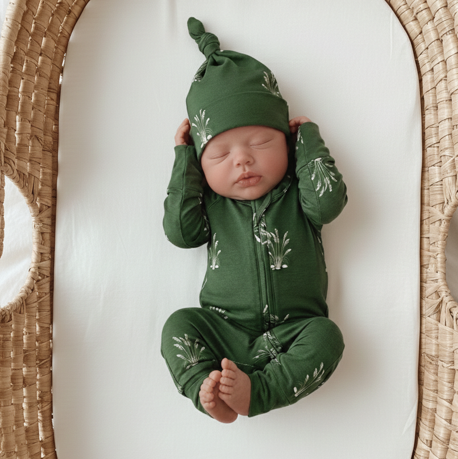 Native Grasslands Bamboo Onesie