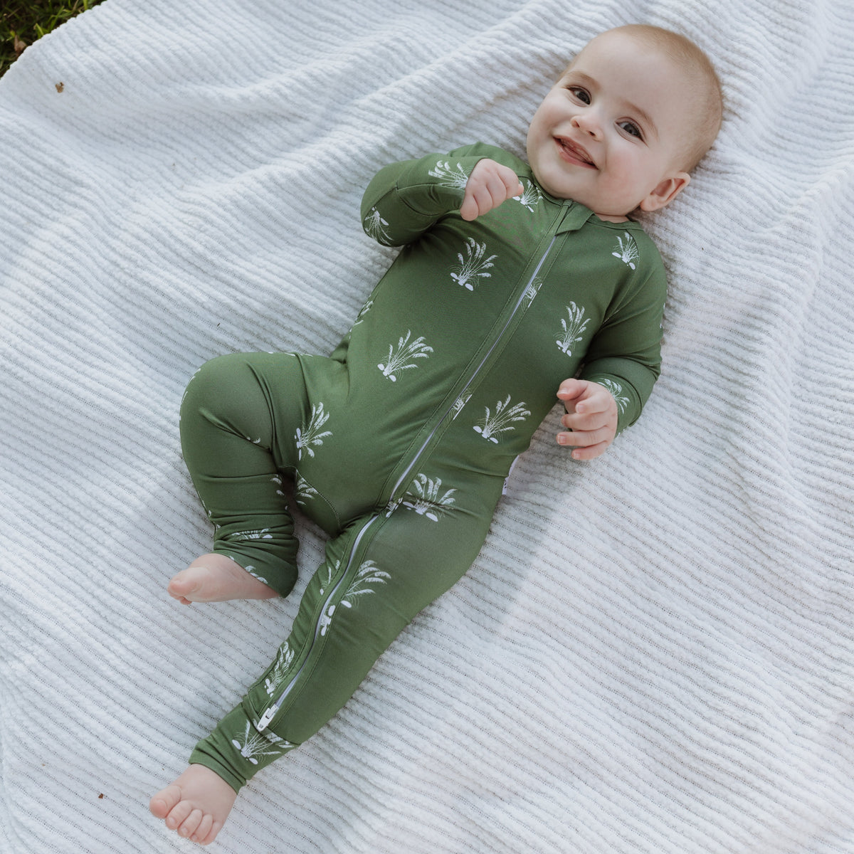 Native Grasslands Bamboo Onesie