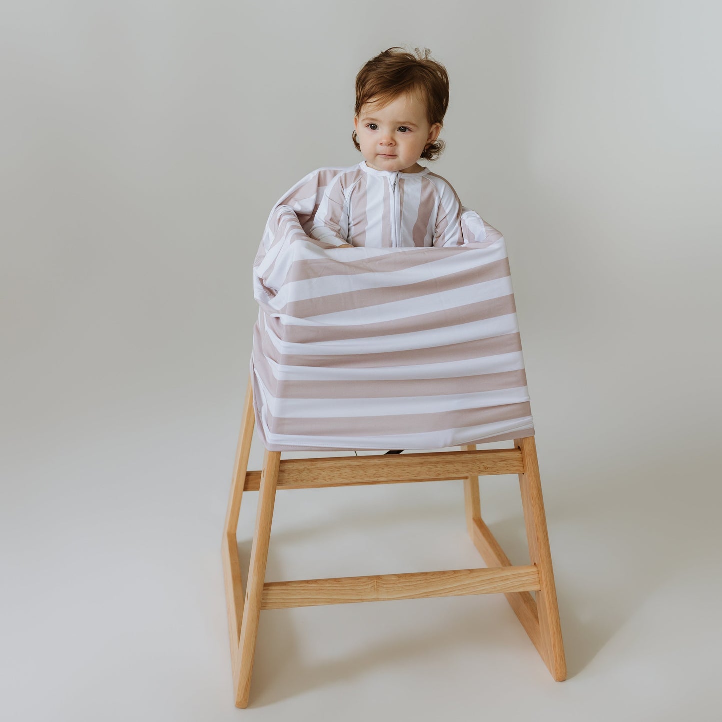 Seashell Stripe Bamboo Onesie