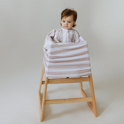 Seashell Stripe Bamboo Onesie