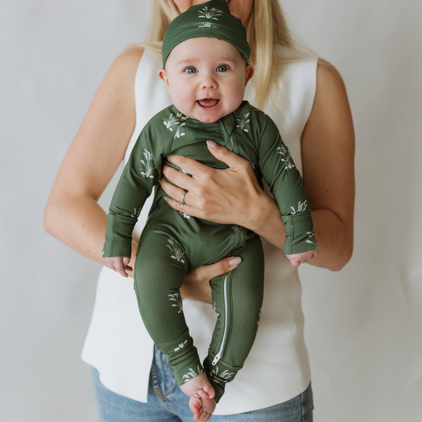 Native Grasslands Bamboo Onesie