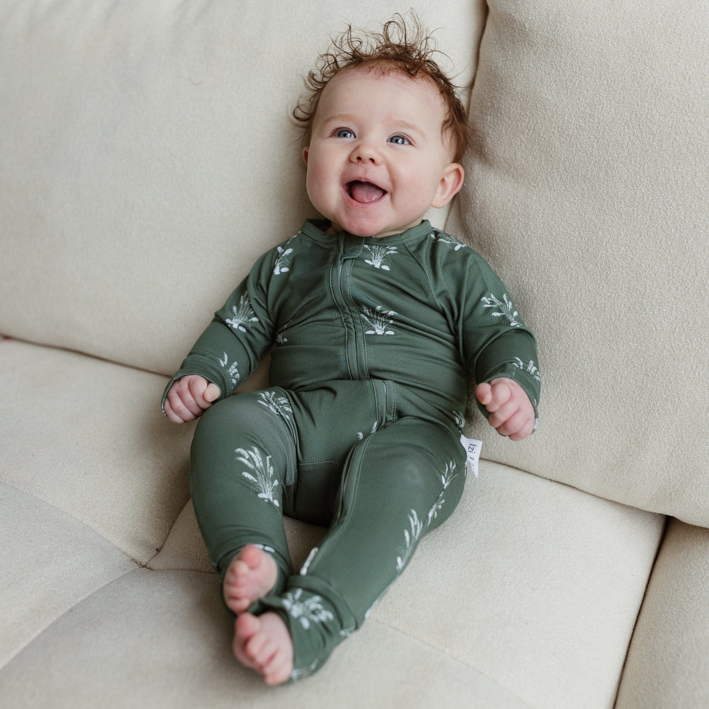 Native Grasslands Bamboo Onesie