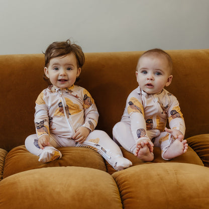 Owl & Mountains Bamboo Onesie