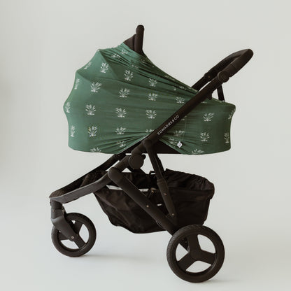 Native Grasslands Green 6-In-1 Multi-Use Cover  | Includes Free Top Knot Beanie