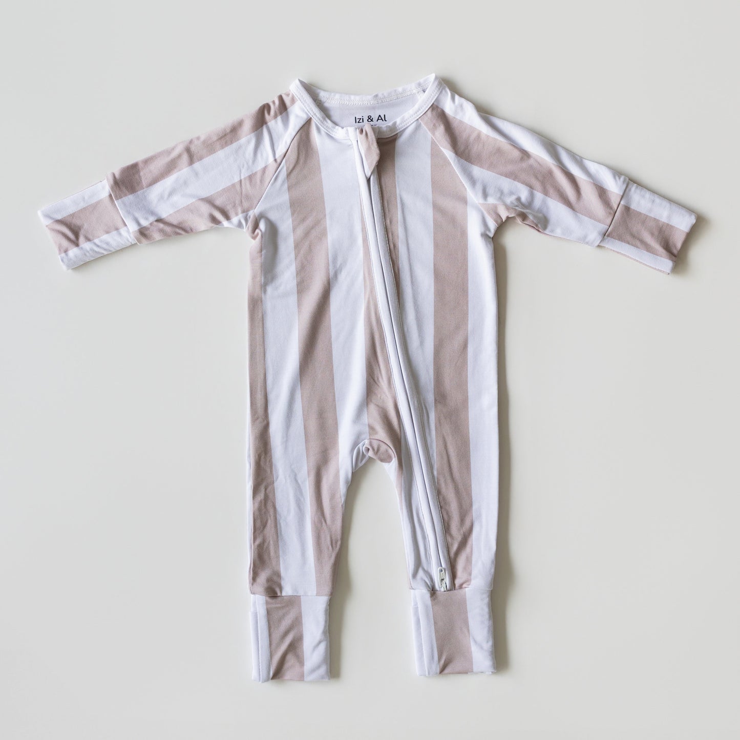 Seashell Stripe Bamboo Onesie