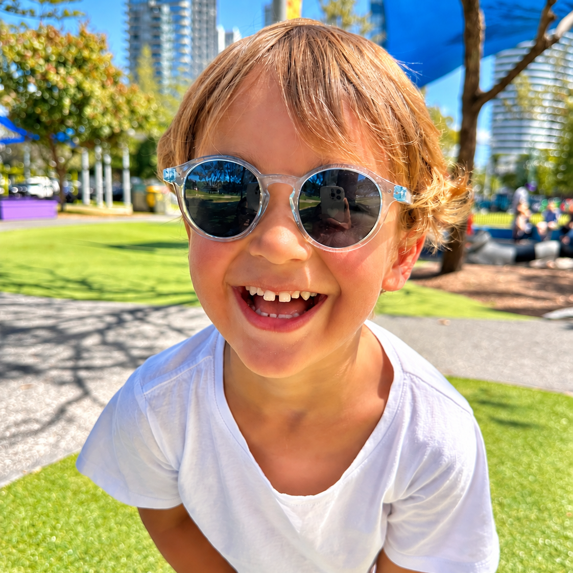 Kids Blue Crystal Keyhole