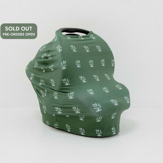 Native Grasslands Green 6-In-1 Multi-Use Capsule Cover  | Includes Free Top Knot Beanie | Pre-Order