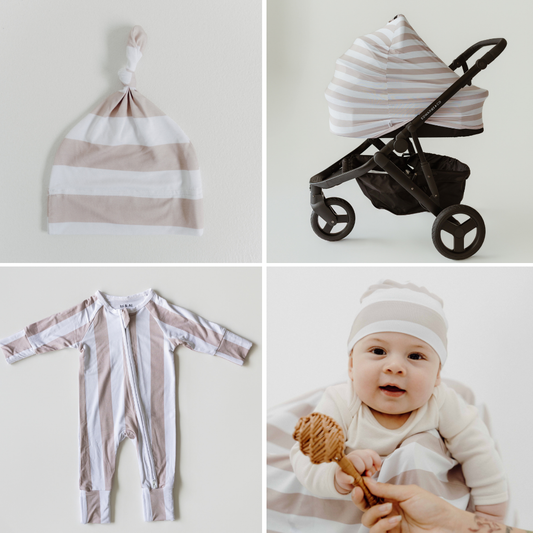 Seashell Stripe New Baby Set