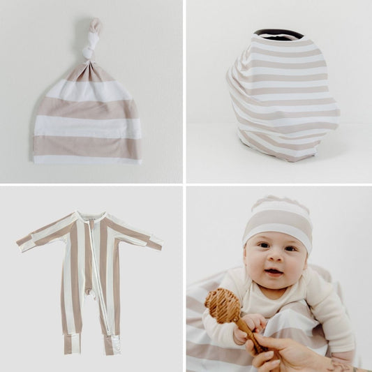 Seashell Stripe New Baby Set